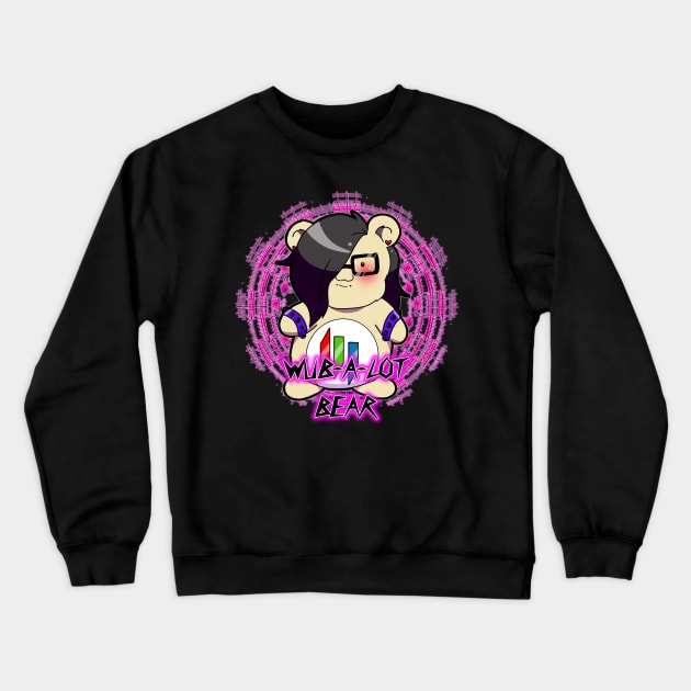 Wub-A-Lot Bear Crewneck Sweatshirt by MrDiddles